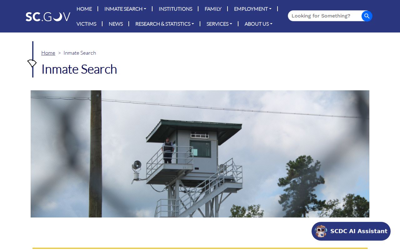 Union County criminal record research using the SCDC inmate search disclaimer