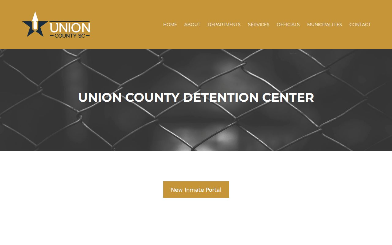 Union County arrest search detention center operation source