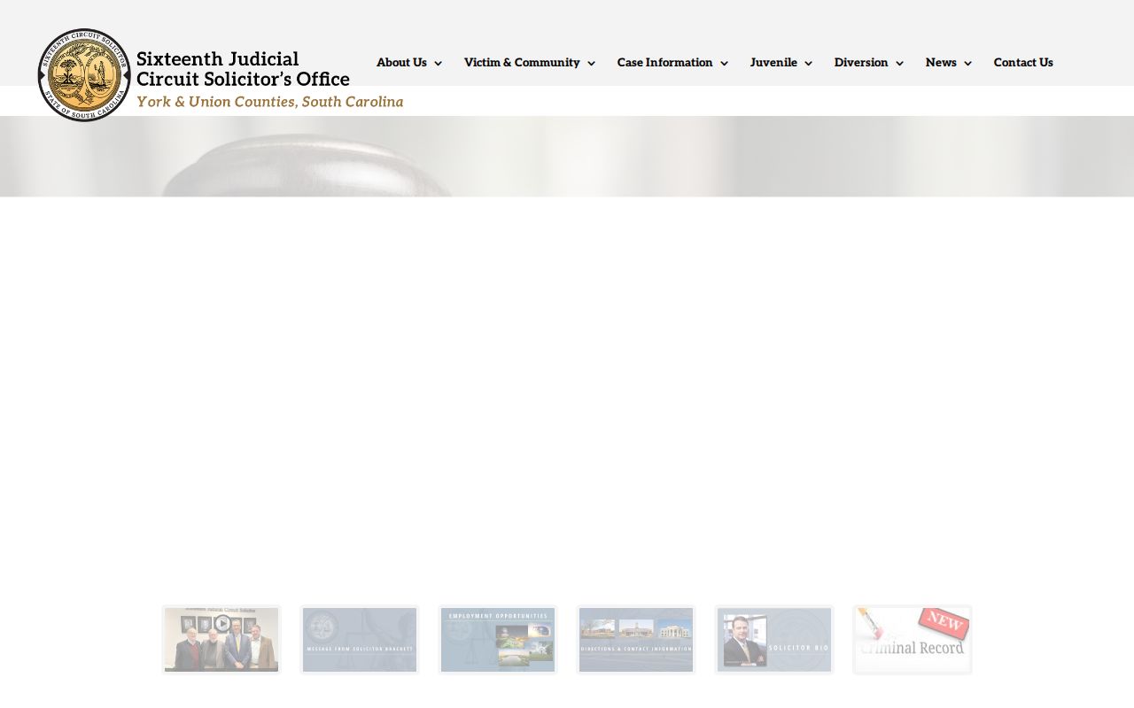 Union County criminal court case Sixteenth Circuit prosecutor source